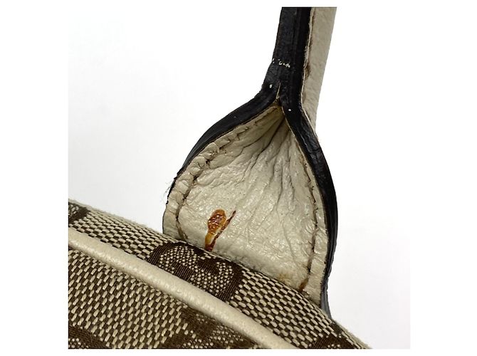 Gucci Schultertasche in Beige und Weiß - Ansicht 6