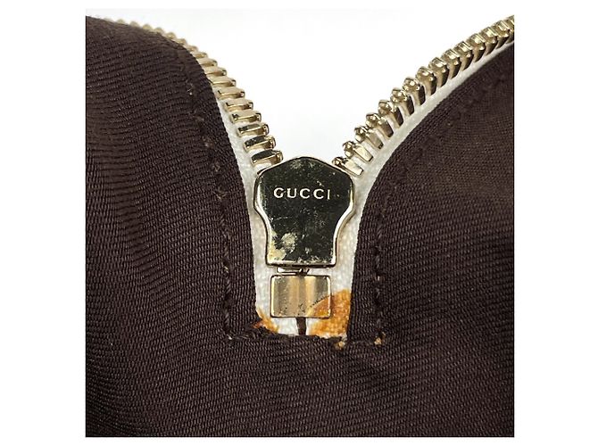 Gucci Schultertasche in Beige und Weiß - Ansicht 9