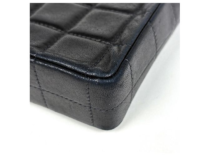Borsa a tracolla Chanel in pelle nera - vista 4