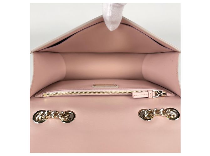 Borsa a tracolla in pelle rosa Salvatore Ferragamo - vista 8