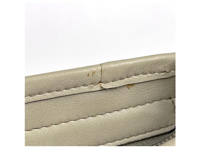 Borsa a tracolla Gucci in tela GG beige - vista 7