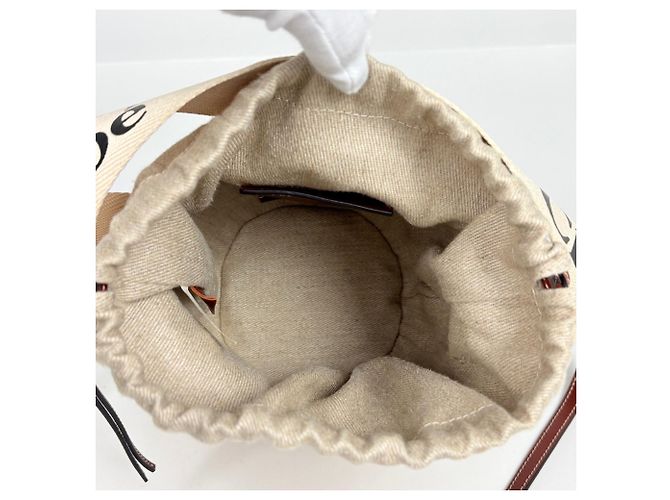 Borsa a cestino Chloé Chloe Woody Small - vista 7