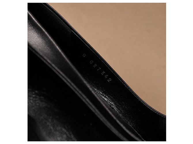 Chanel Schwarze Leder-Pumps - Ansicht 6