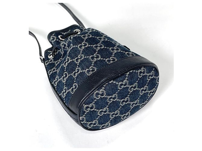 Mini borsa bucket Gucci Plaque - vista 2