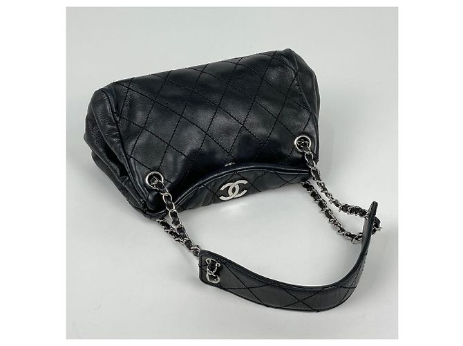 Borsa a tracolla Chanel in pelle Matelassé - vista 5
