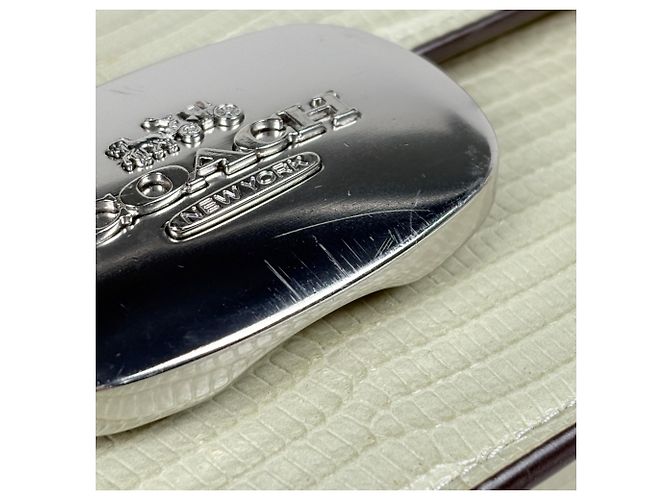 Borsa a tracolla in pelle Coach Eliza Flap - vista 5
