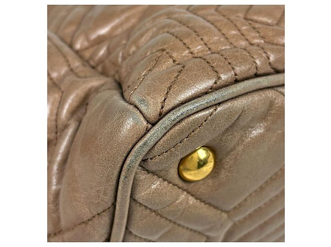 Borsa a mano in pelle 2-Way Miu Miu - vista 3