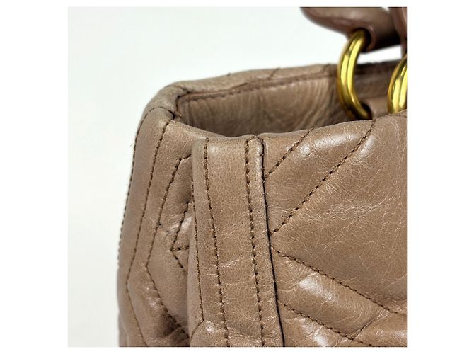 Borsa a mano in pelle 2-Way Miu Miu - vista 4