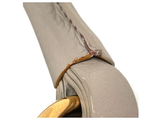 Borsa a tracolla Miu Miu in pelle beige - vista 8