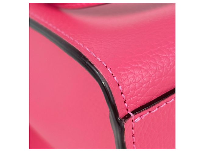 Borsa Tote Coach Tatum Carryall in pelle rosa - vista 3