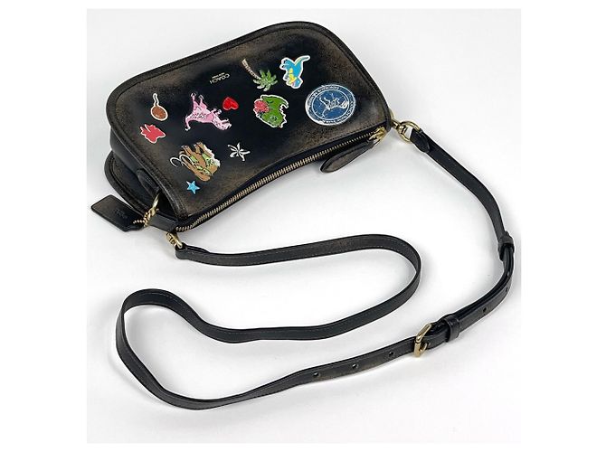 Coach Waverley Sticker Print 2-Way Leder-Schultertasche - Ansicht 6