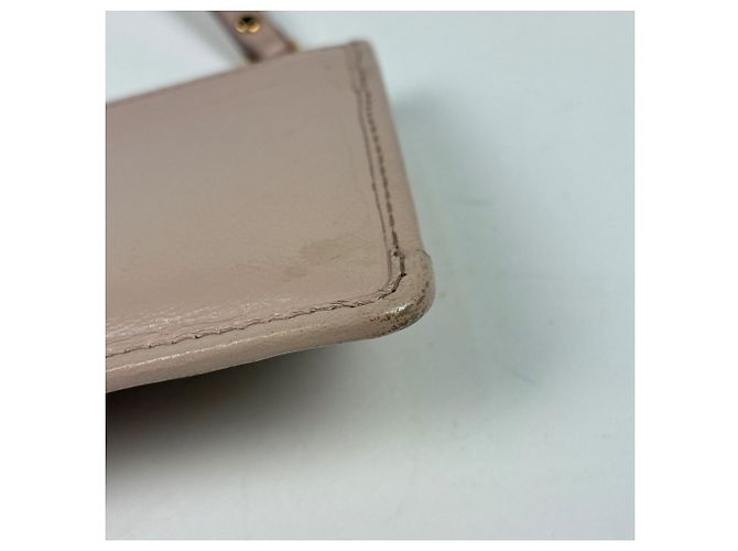 Tarjetero de piel rosa Miu Miu - vista 3