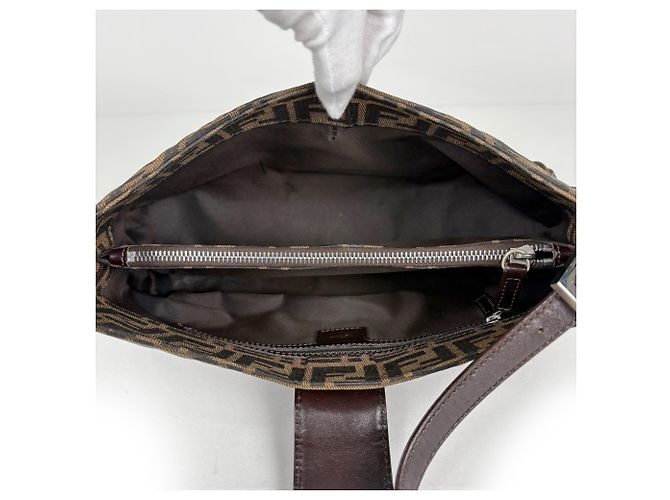 Borsa a tracolla Fendi Zucca Pattern - vista 6