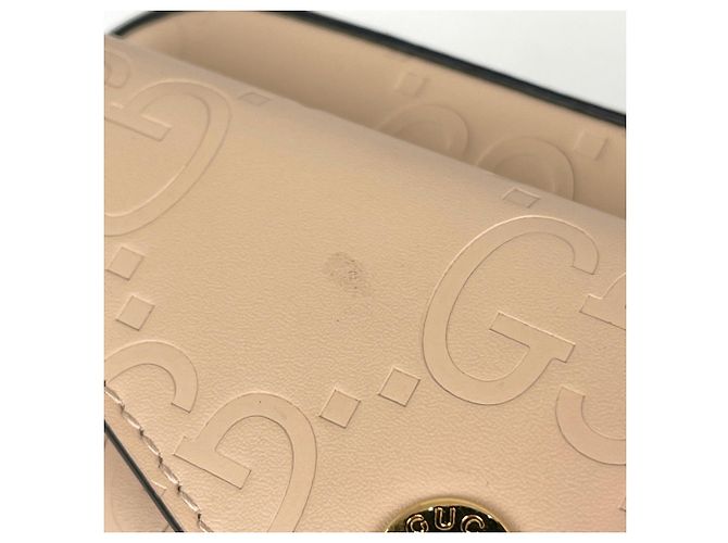 Borsa a tracolla Super Mini Gucci Beige - vista 4