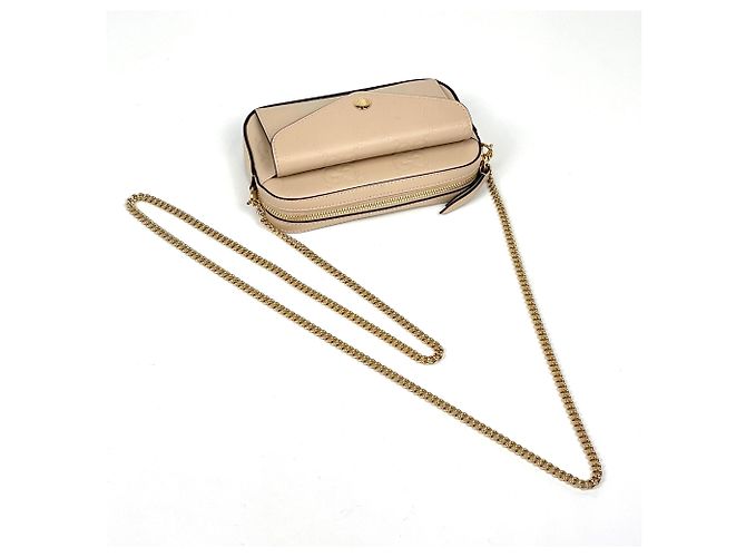 Borsa a tracolla Super Mini Gucci Beige - vista 5