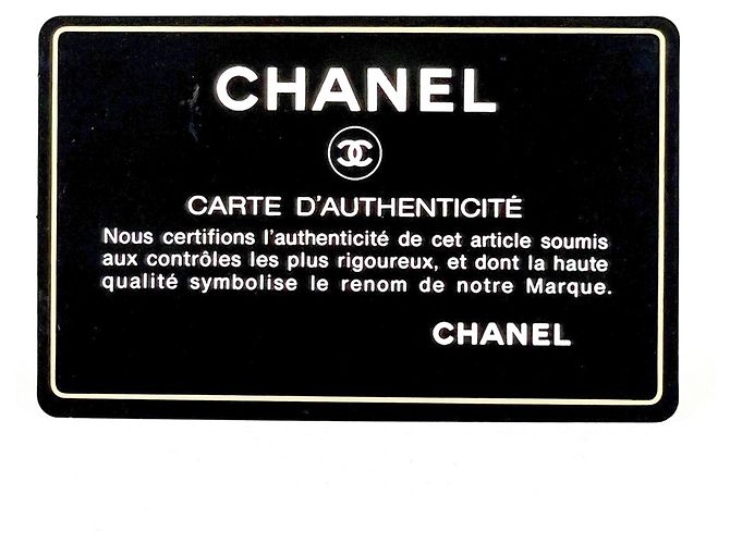 Borsa Chanel in pelle di vitello martellata bianca - vista 12