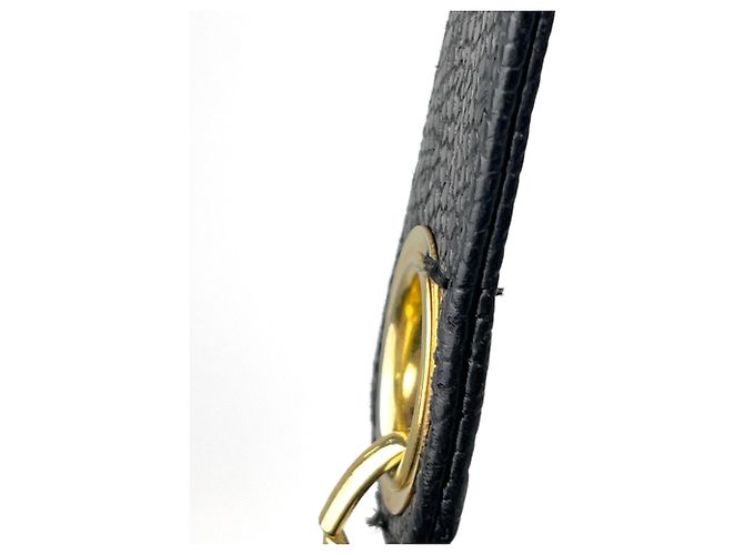 Borsa Tote Chanel in pelle di vitello grana nera - vista 6