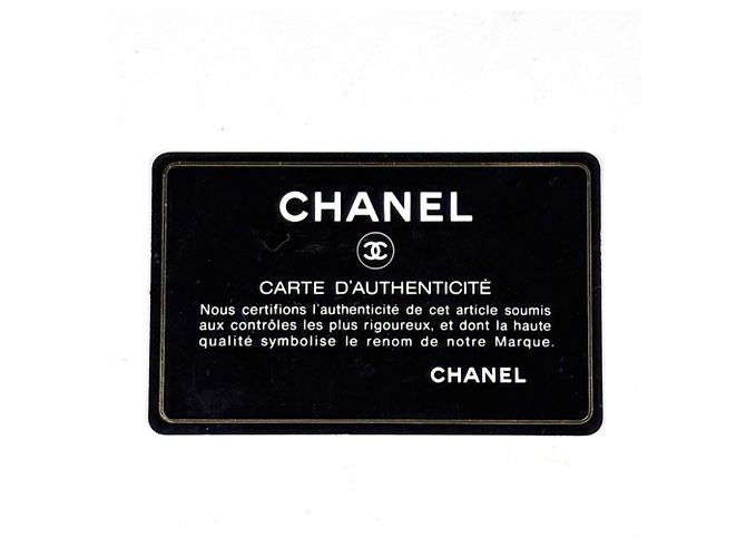 Borsa Tote Chanel in pelle di vitello martellata nera - vista 9