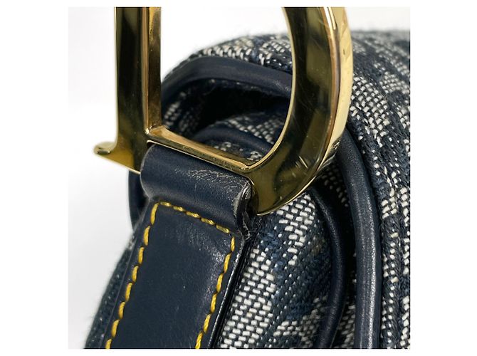 Borsa Saddle Christian Dior Navy - vista 5