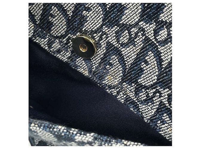 Borsa Saddle Christian Dior Navy - vista 8