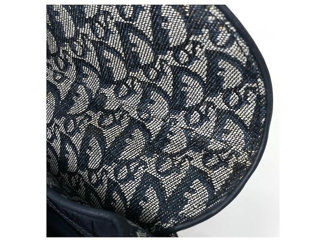Borsa Saddle Christian Dior Navy - vista 9