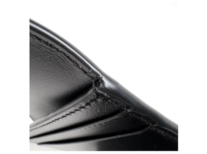 Céline Cartera Tri-fold Celine en piel negra - vista 3