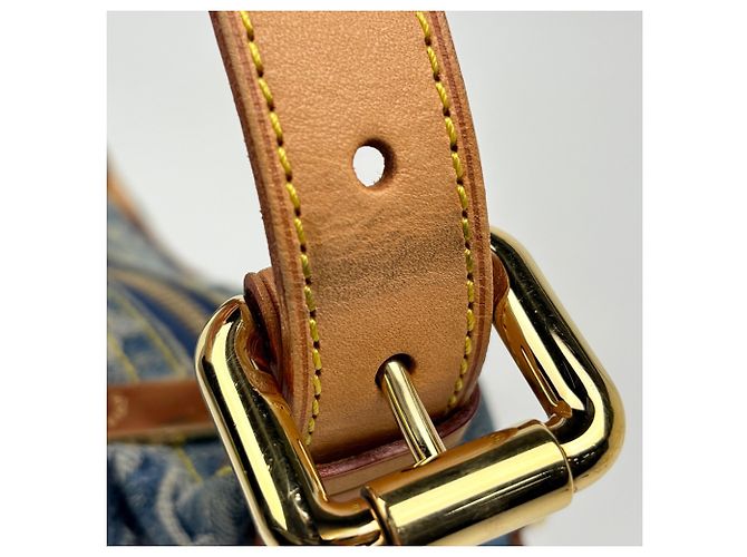 Borsa a tracolla Louis Vuitton Monogram Denim Blue - vista 6