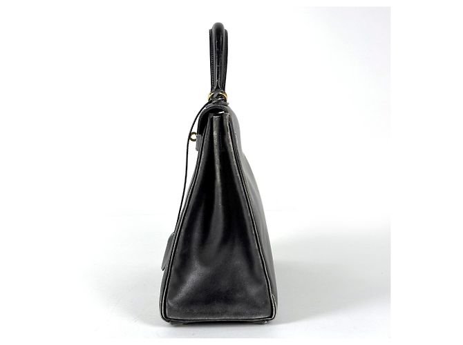Hermès Borsa Hermes Kelly 32 in pelle Box Calf nera - vista 2