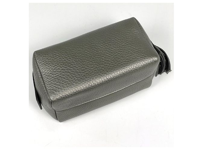 Pouch in pelle con frange Gucci Soho Interlocking G - vista 2