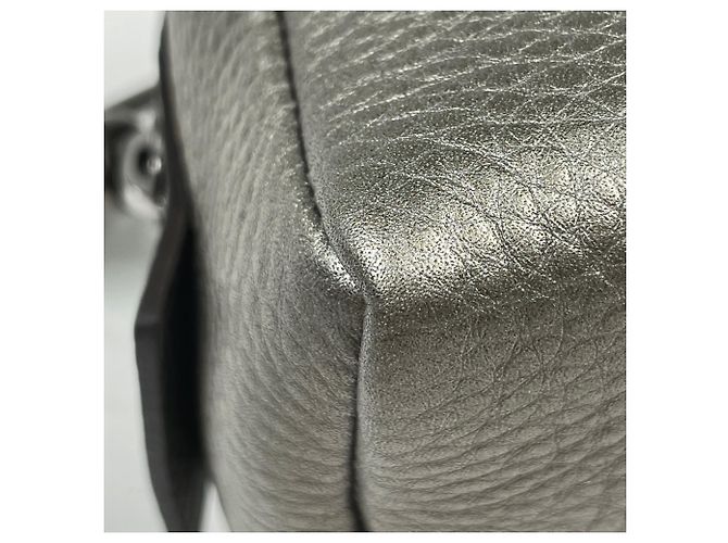 Pouch in pelle con frange Gucci Soho Interlocking G - vista 3