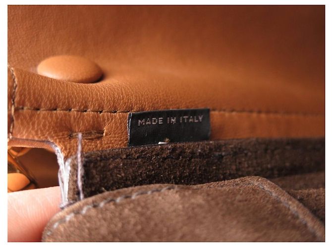 BORSA A MANO PRADA DOUBLE GM B2756T IN Camoscio SCAMOSCIATO TOTE BAG A TRACCOLLA - vista 11
