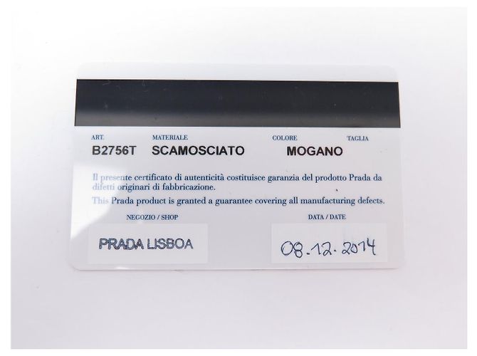 BORSA A MANO PRADA DOUBLE GM B2756T IN Camoscio SCAMOSCIATO TOTE BAG A TRACCOLLA - vista 22