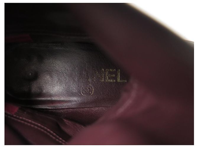 STIVILETTI CHANEL MEZZO VITTELLO WESTERN G26068 PELLE NERA LOGO CC 35 COWBOY BOOTS - vista 12