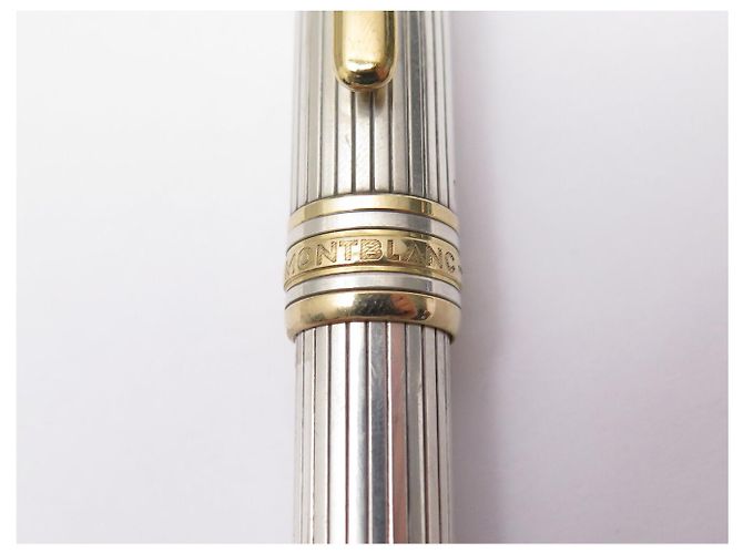 PENNA A SFERA VINTAGE MONTBLANC MEISTERSTUCK SOLITAIRE DOUE ARGENTO 925 - vista 2