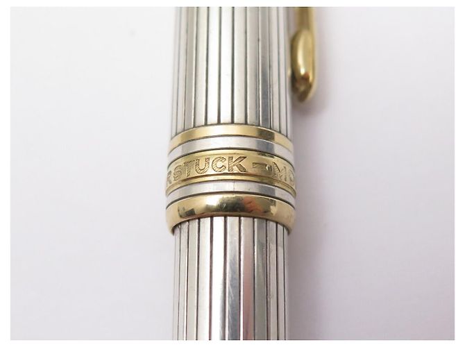 PENNA A SFERA VINTAGE MONTBLANC MEISTERSTUCK SOLITAIRE DOUE ARGENTO 925 - vista 4