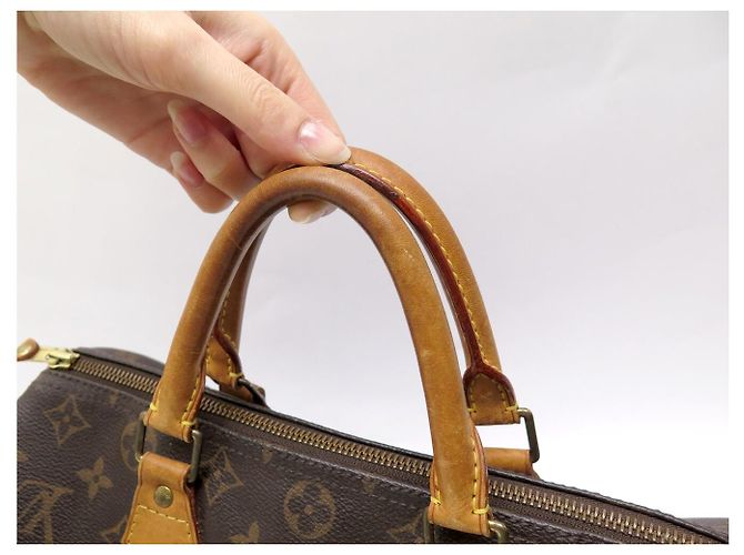 LOUIS VUITTON SPEEDY 30 M41108 HANDTASCHE AUS MONOGRAM CANVAS - Ansicht 13