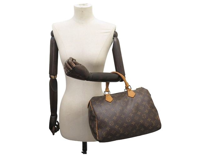 LOUIS VUITTON SPEEDY 30 M41108 HANDTASCHE AUS MONOGRAM CANVAS - Ansicht 5