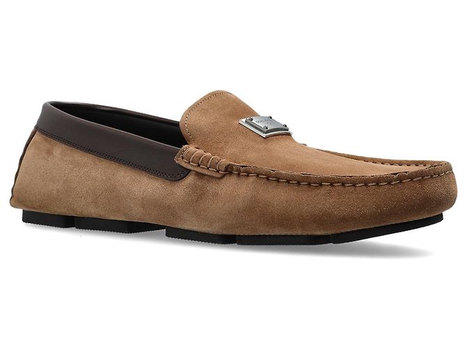Mocasines Dolce & Gabbana de ante marrón - vista 2