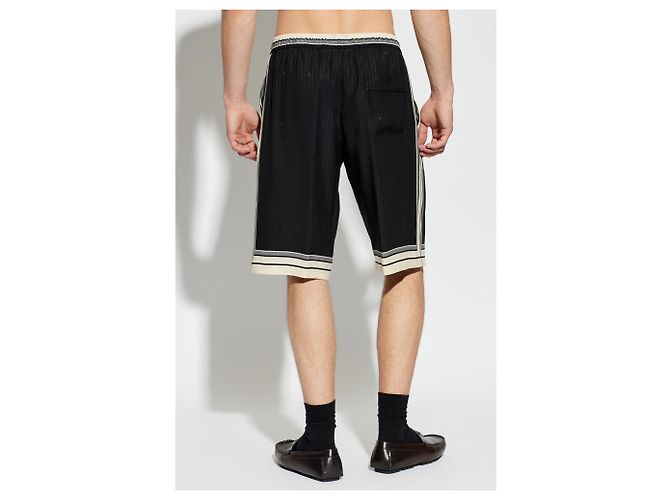Pantaloncini in seta nera Dolce & Gabbana - vista 2