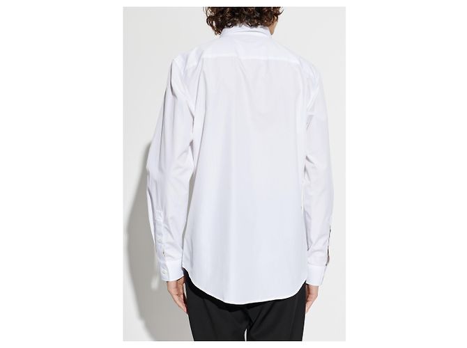 Camisa Burberry Logo Blanca de Algodón - vista 2