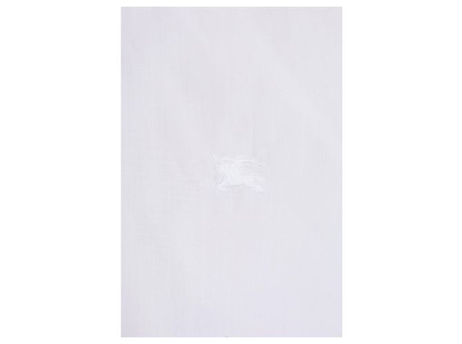 Camisa Burberry Logo Blanca de Algodón - vista 3