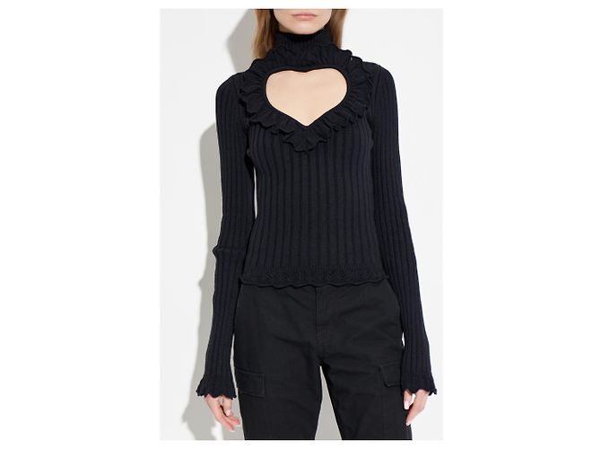 Balenciaga Top com recorte decorativo - vista 2