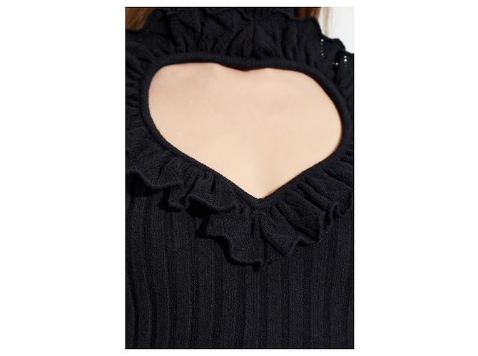 Balenciaga Top com recorte decorativo - vista 4