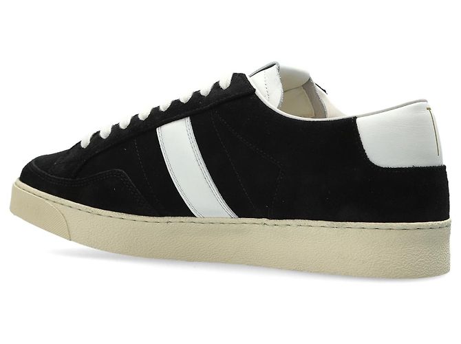 Baskets Tom Ford en daim noir et cuir - vue 3
