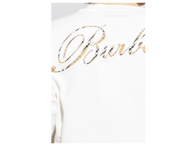 Burberry T-shirt con logo ricamato - vista 3