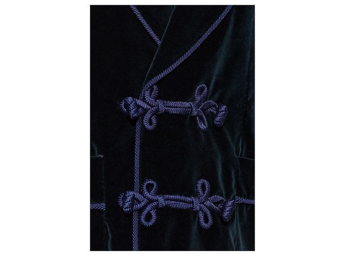 Dolce & Gabbana Samt-Blazer in Marineblau - Ansicht 3