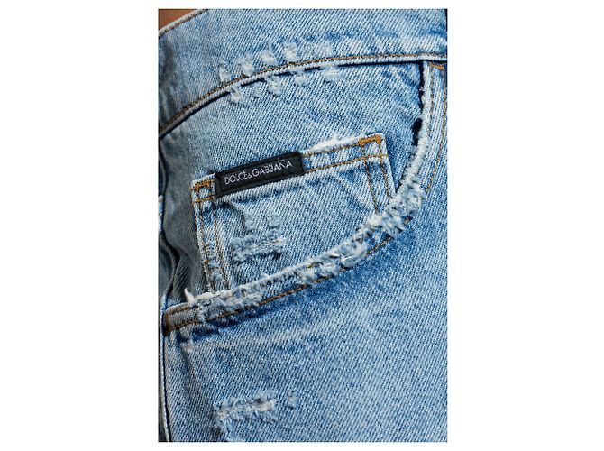 Jeans Dolce & Gabbana Classic Azzurri Cotone - vista 3