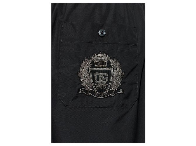 Pantaloncini in cotone neri Dolce & Gabbana - vista 3