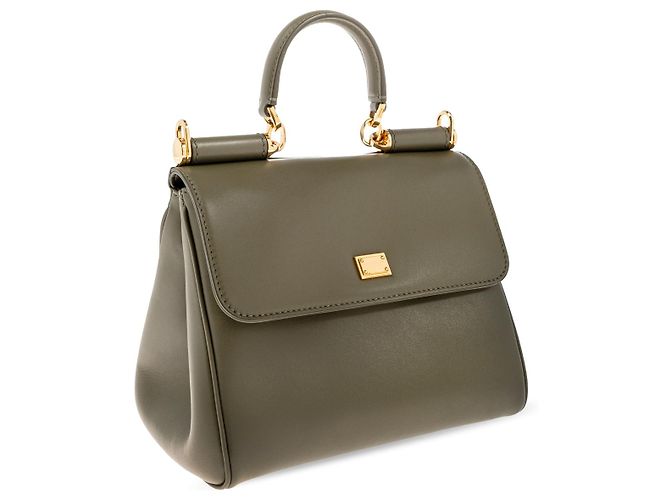 Bolso My Sicily Dolce & Gabbana en cuero verde - vista 2