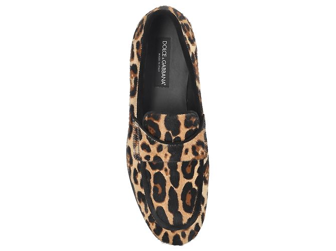 Dolce & Gabbana Mocassini con motivo animalier - vista 4